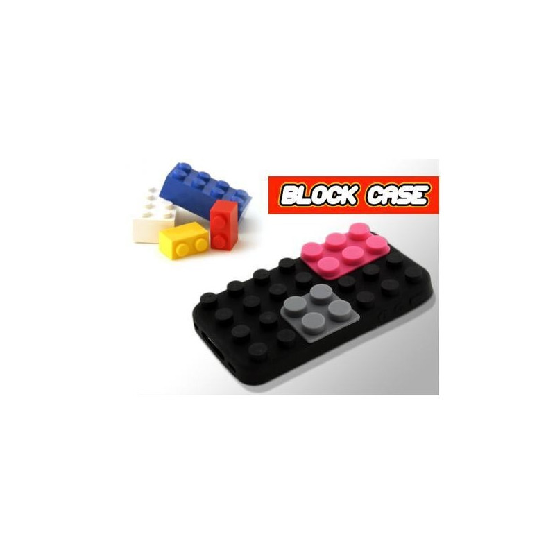 Coque iPhone 4/4S - Block Case - Noir