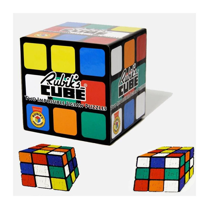 Lot de 2 puzzles Rubik's Cube