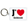 Porte-clés : J'aime Goldorak