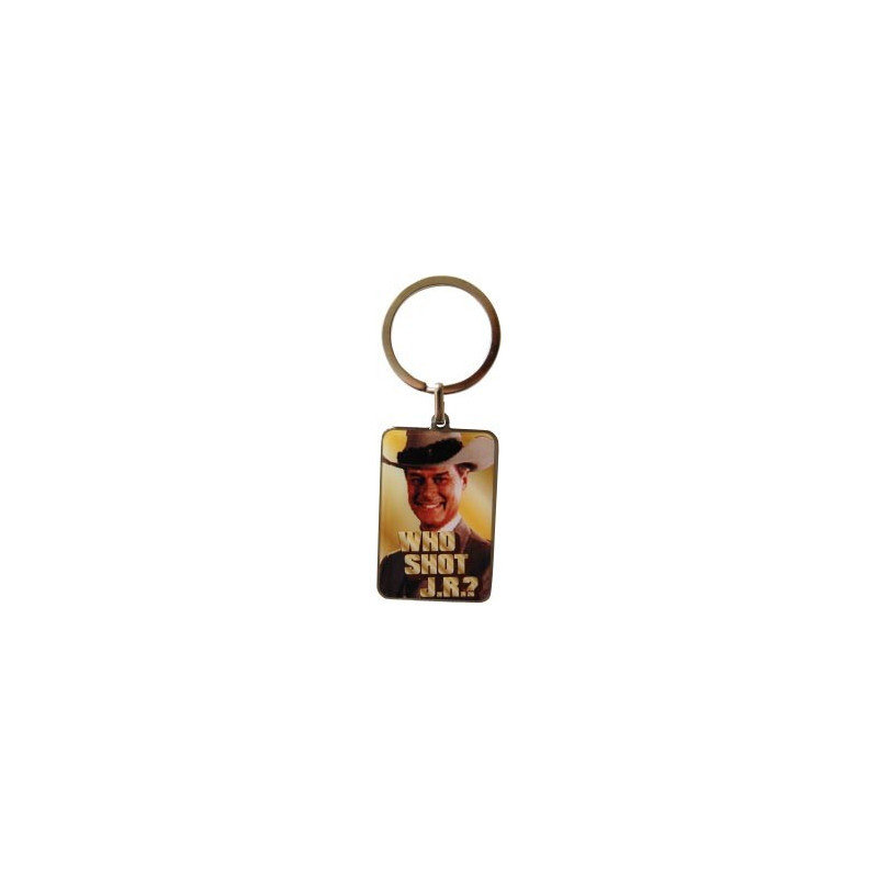 Porte-clés en métal - Dallas - Who Shot J.R ?
