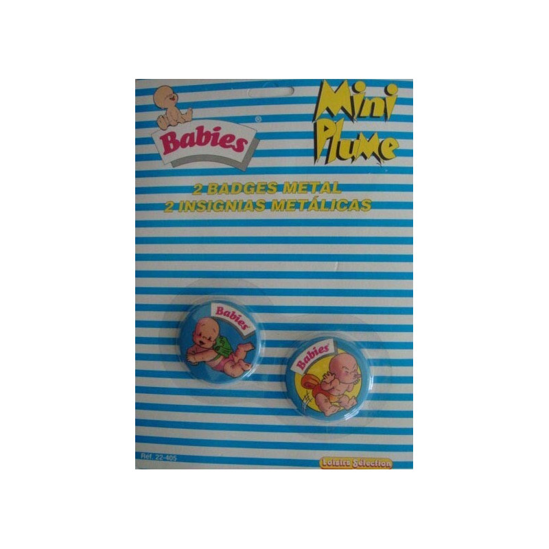 Lot de 2 badges - Babies (45 mm)