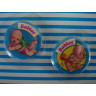 Lot de 2 badges - Babies (45 mm)