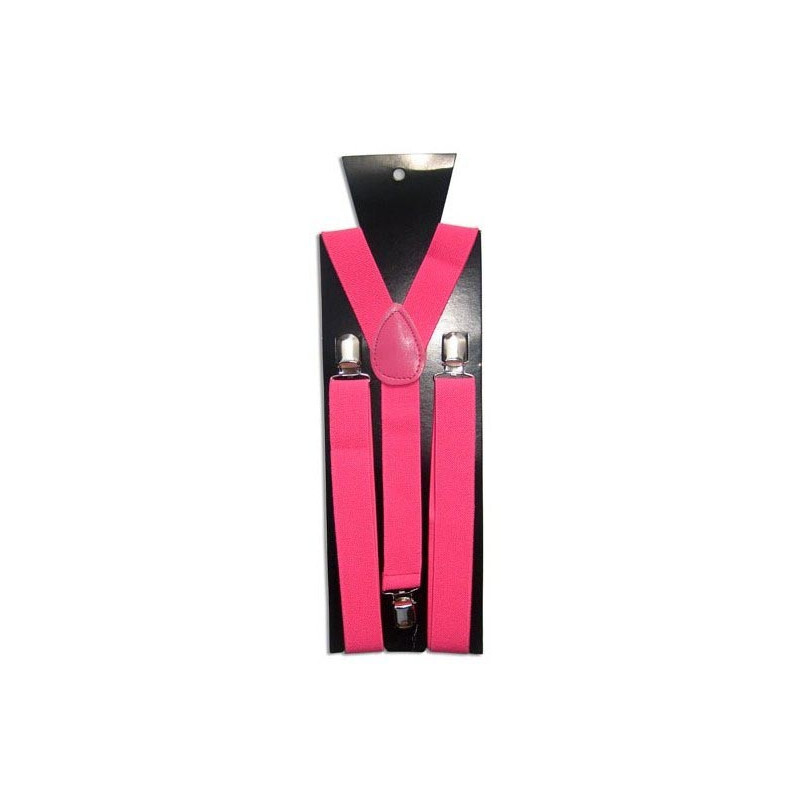 Bretelles Fluo UV Pour Homme - 5 Couleurs Néon - Rétro Années 80 - Fonctionnelles Et Festives