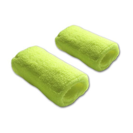 Lot de 2 bracelets pour poignets jaune fluo