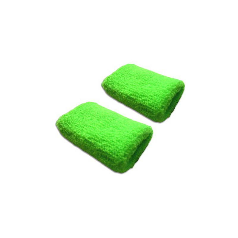 Lot de 2 bracelets pour poignets vert fluo