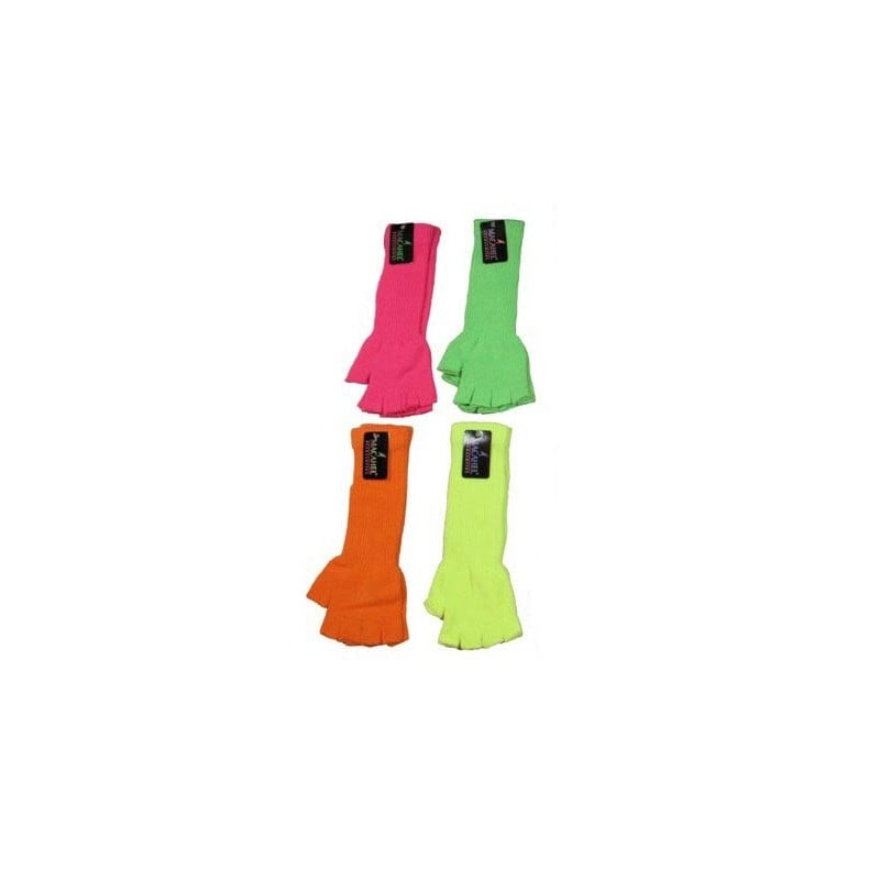 Mitaines longues fluo Orange