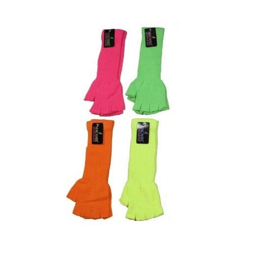 Mitaines longues fluo