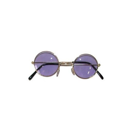 Lunettes rondes - Hippie - Baba Cool - violet
