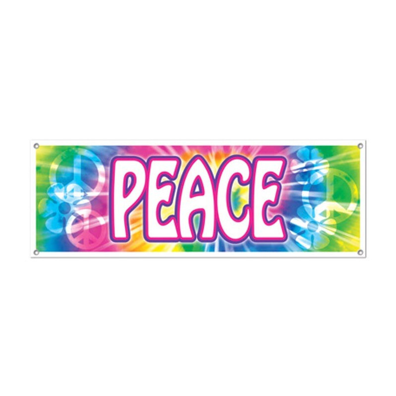 Décoration murale : Bannière PEACE