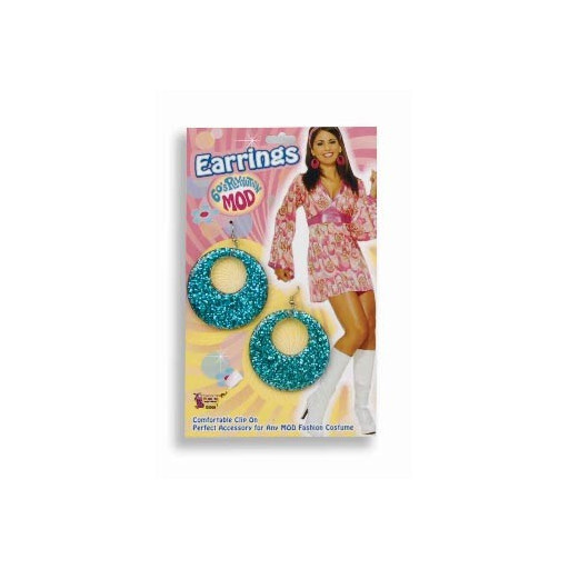 Boucles D'oreille Lettre N Rose Et Bleu à Paillettes - Neuf Avec étiquettes, Acier