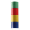Boland Lot De 2 Rouleaux Serpentins Arc-en-Ciel Métallisés - 18 Démolitions Par Rouleau Pour Fêtes Et Carnaval