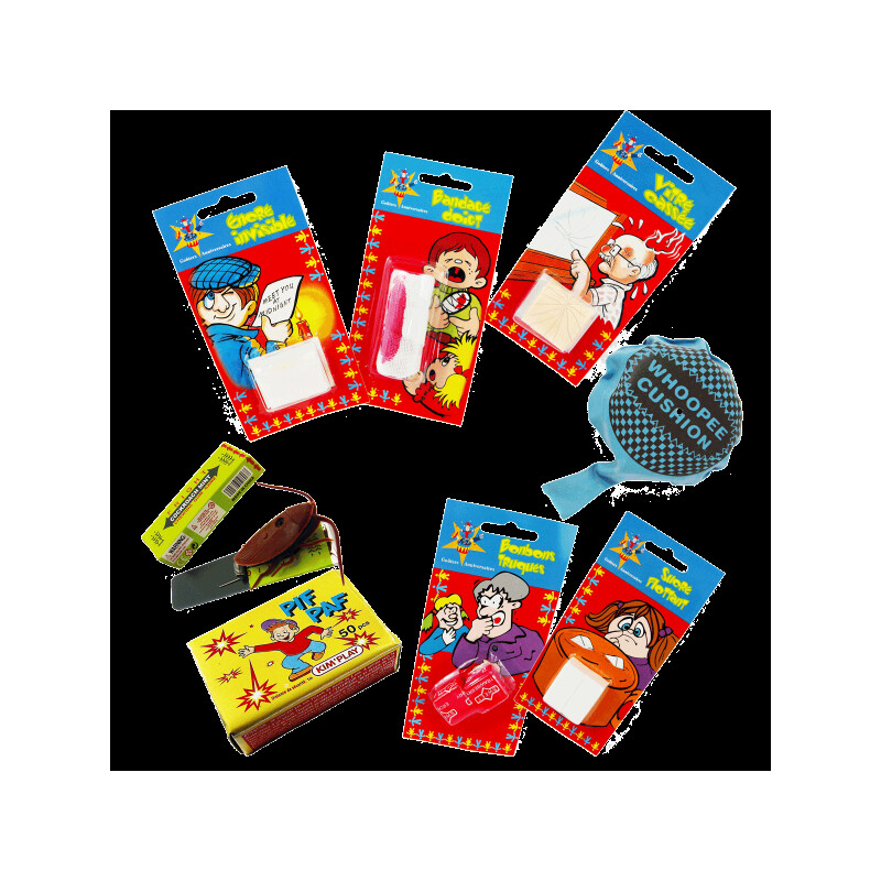 Lot de 8 farces et attrapes