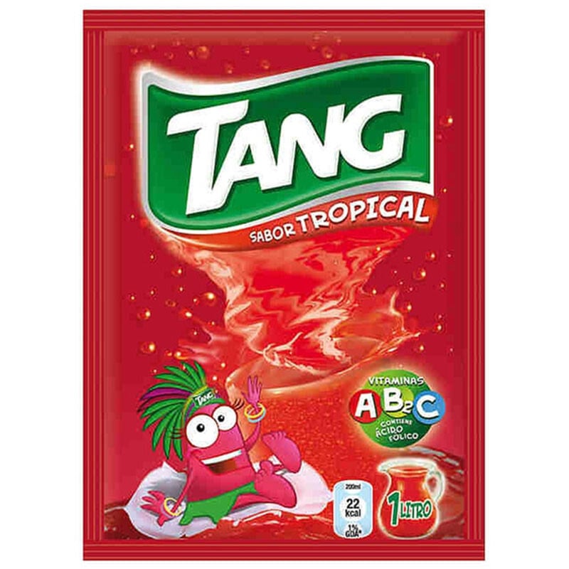 TANG, la boisson en poudre : Orange,Citron, Ananas, Fraise et Tropicale