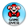 Badge : Mario - Game Over