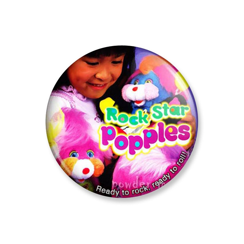 Badge : Popples - Rock Star