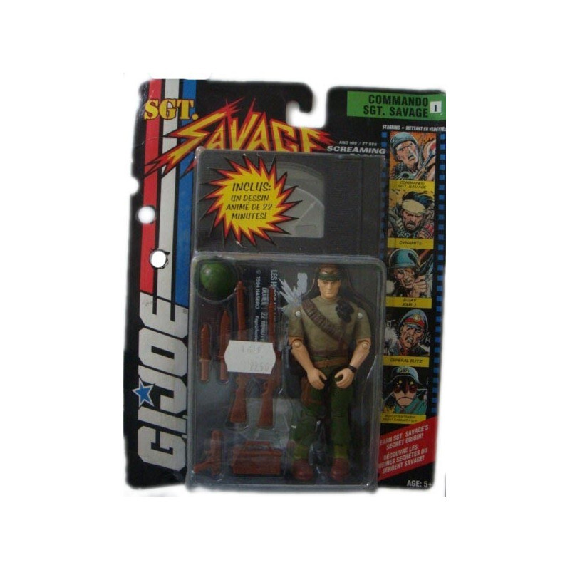 G.I. Joe - Sergent Savage + VHS dessin-animé
