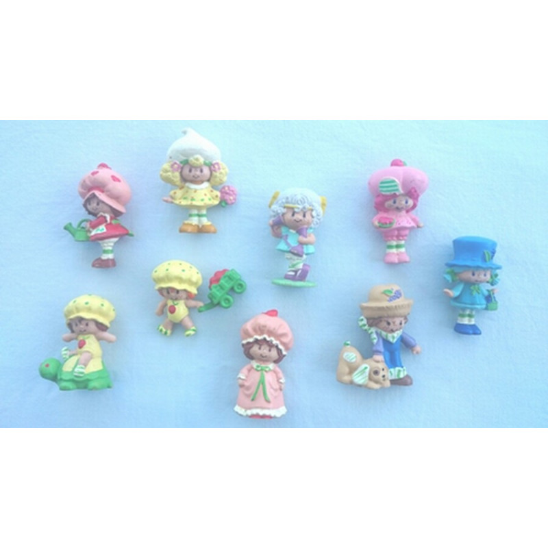 Charlotte aux Fraises - lot de 9 figurines