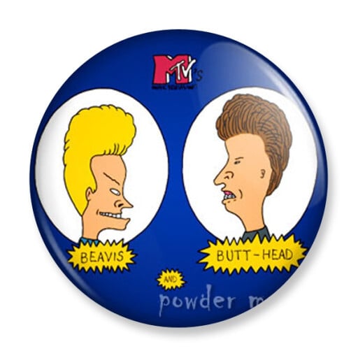 Badge : Beavis et Butt-Head