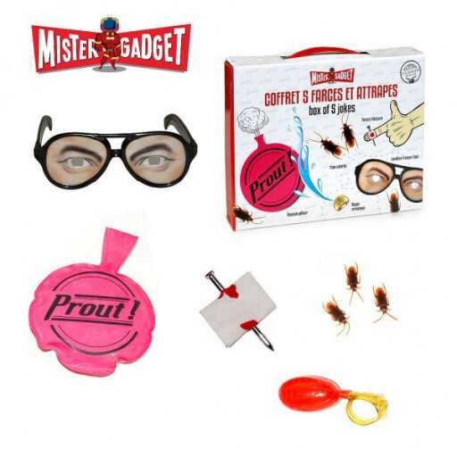 Kit De 5 Farces Sonores - Appareil à Bruit Avec 20 Sons (grillons, Péter, Alarme) Pour Blagues Entre Amis Ou En Famille