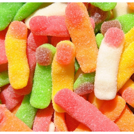 Bon Bons Rouges Durs Acidulés Doigts acidulés - Bonbons Halloween - Génération Souvenirs