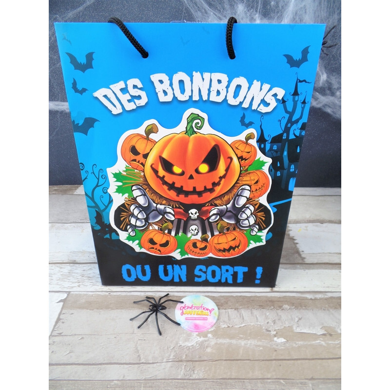 Sac Halloween - Des bonbons ou un sort Citrouille