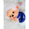 Peluche Monchhichi Blanc Hiver