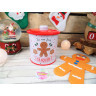 Boîte de Noël remplie de bonbons rétro