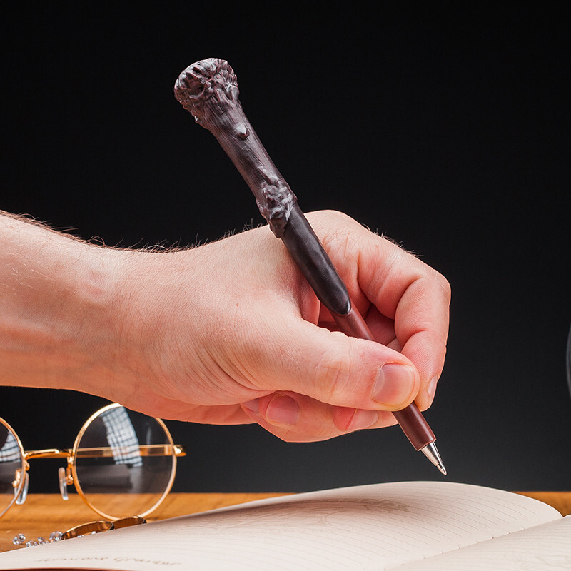 HARRY POTTER Stylo Baguette & Marque-page Harry Noble Collection