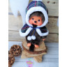 Peluche Monchhichi Garçon - Hiver