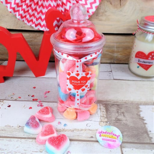 Petite bonbonnière pour amoureux - Bonbon Saint Valentin