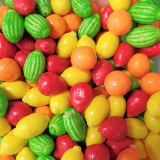 Chewing-gum macédoine de fruits
