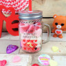 Mason Jar gourmand "Love" - Saint Valentin