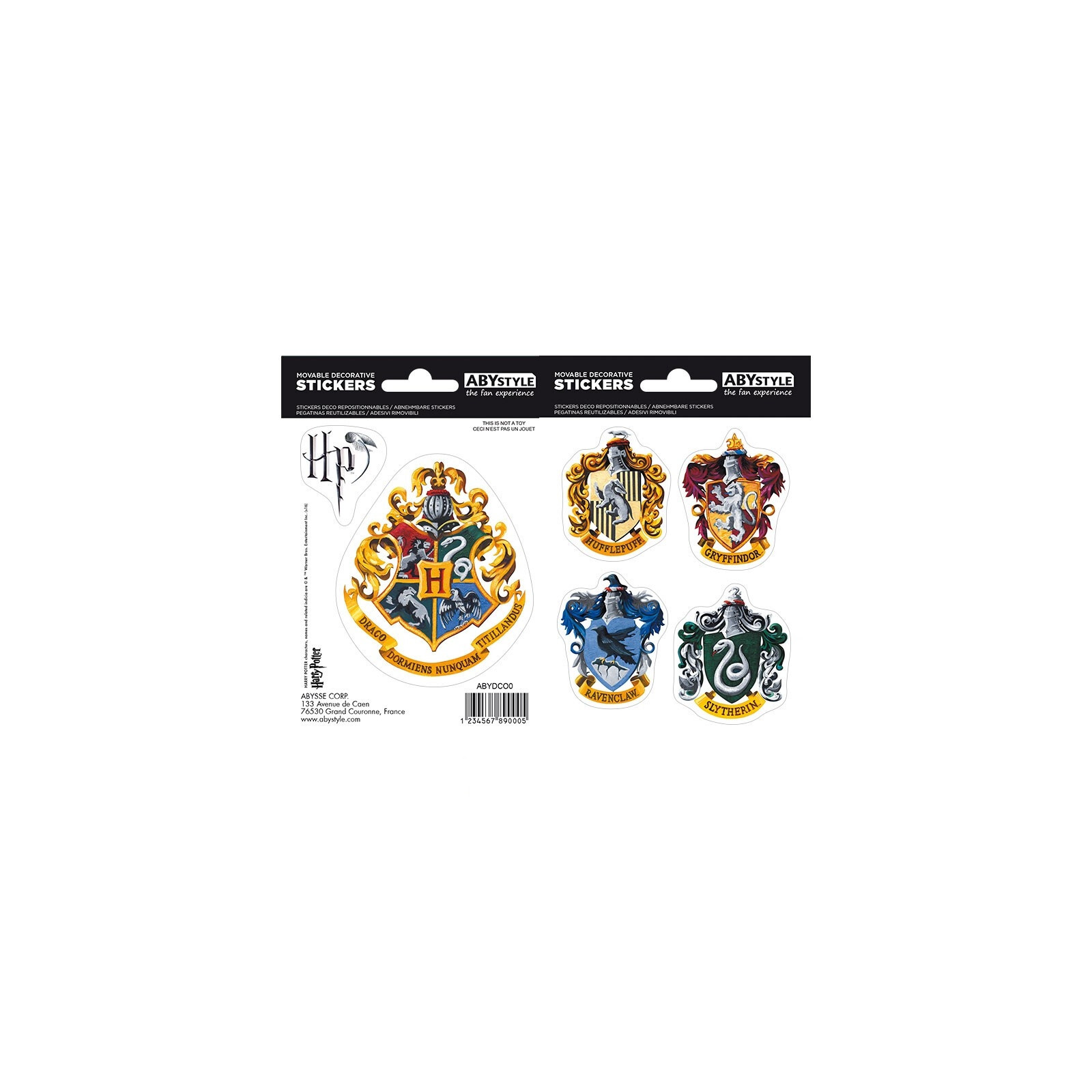 Poster Harry Potter Maisons Poudlard 61.5x91cm - Licence Officielle - Décoration Murale Brillante