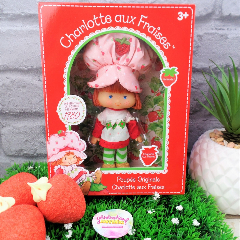Poupée parfumée Charlotte aux Fraises - Réédition années 80