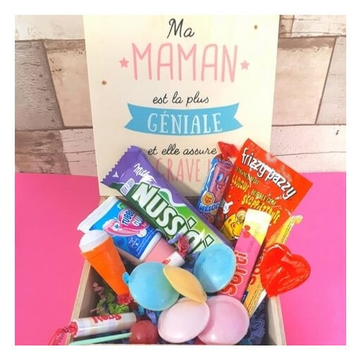 Boîte à bonbons rétro - Maman géniale