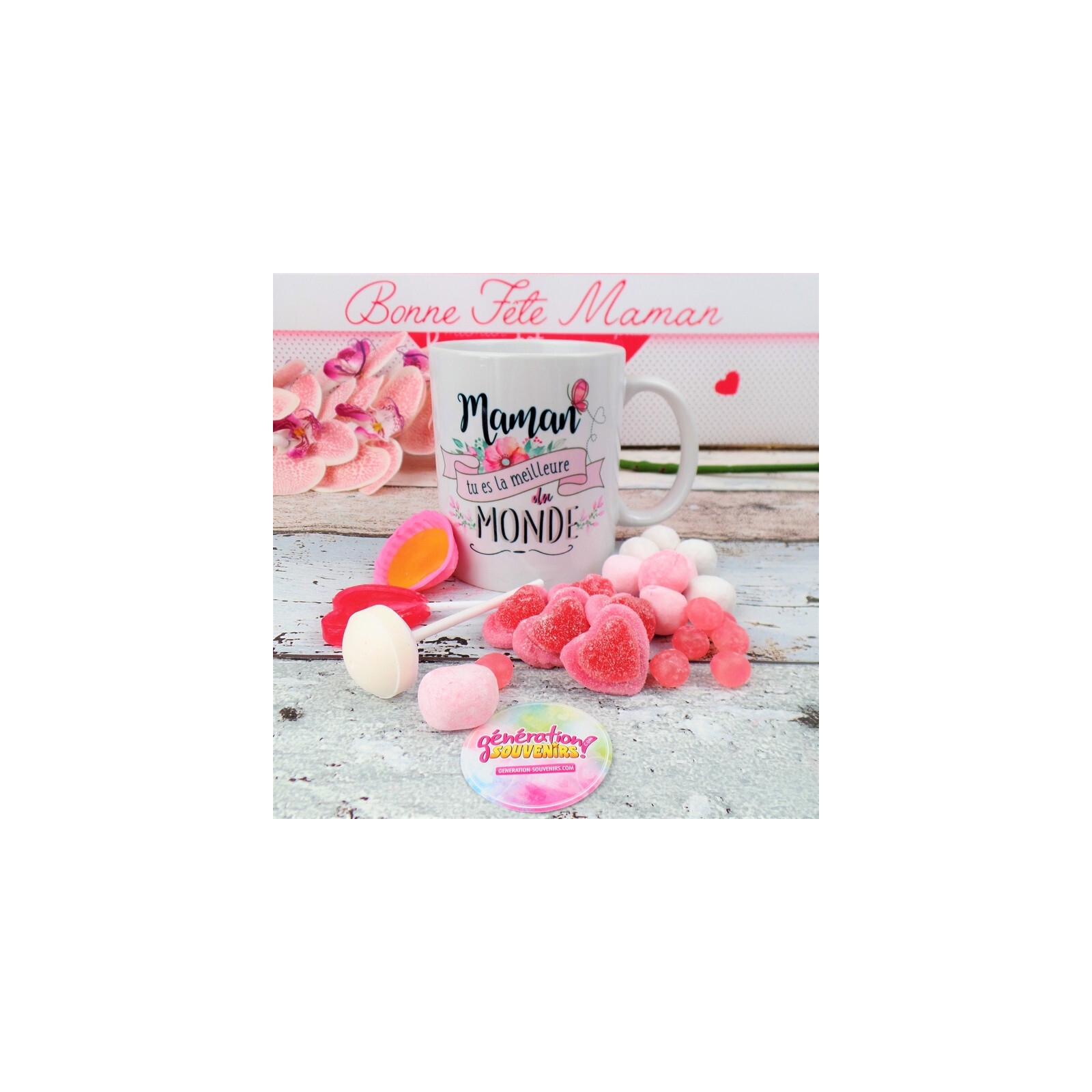 Mug gourmand Meilleure Maman du Monde - Cadeau maman