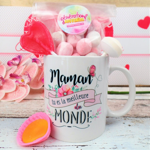 Mug gourmand Meilleure Maman du Monde - Cadeau maman
