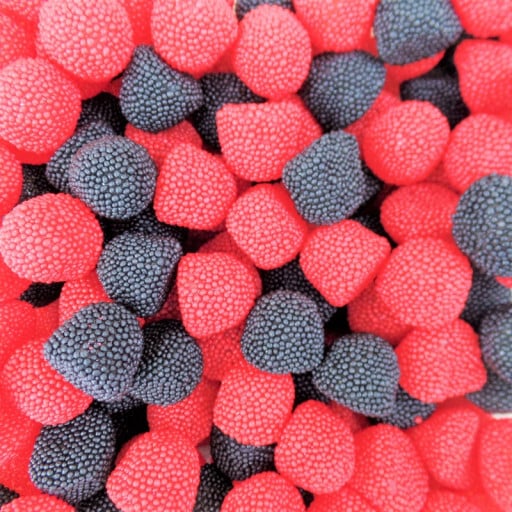 Bonbons Mûres et Framboises