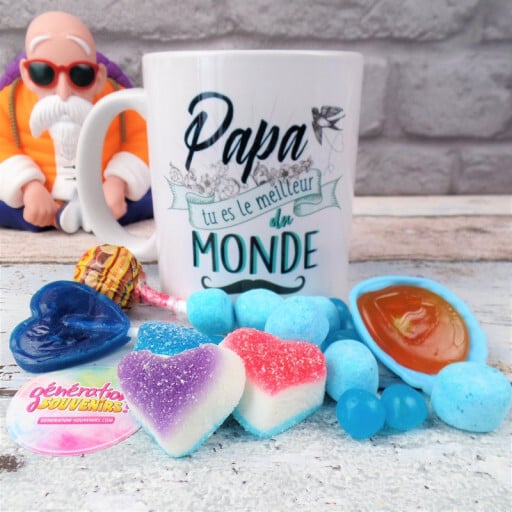 Mug gourmand Meilleur Papa - Cadeau papa