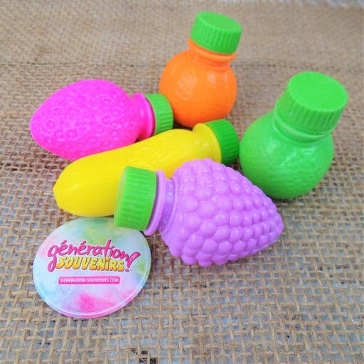 Fruit plastique à la poudre - Bonbon d'enfance
