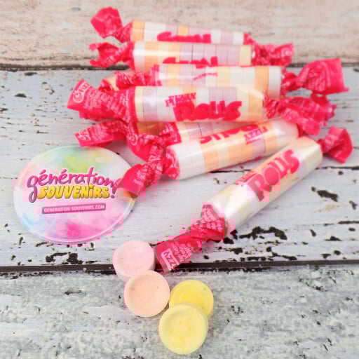  Rouleaux Fizzy Rolls - Bonbon d'enfance