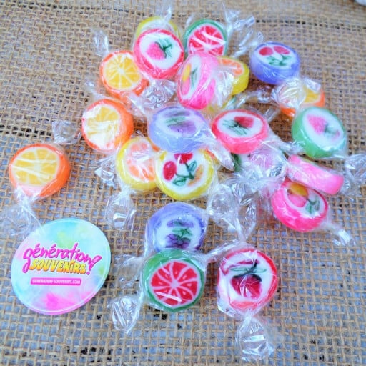 Bonbons Rock aux fruits