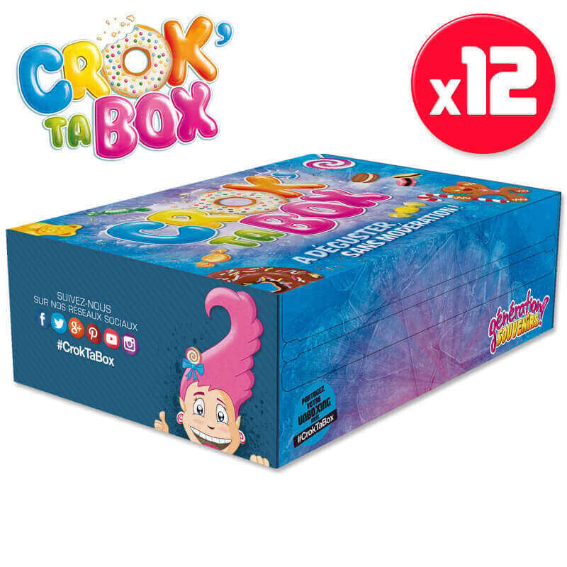 Crok' Ta Box - Coffret bonbons - Abonnement 12 mois