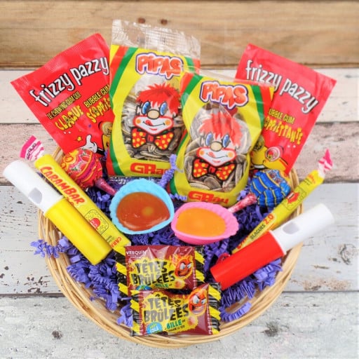 Mini Panier - Bonbons Souvenirs des années 80 et 90