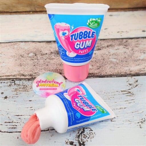 Chewing-gum en tube Tubble Gum - Bonbon rétro des années 80 et 90