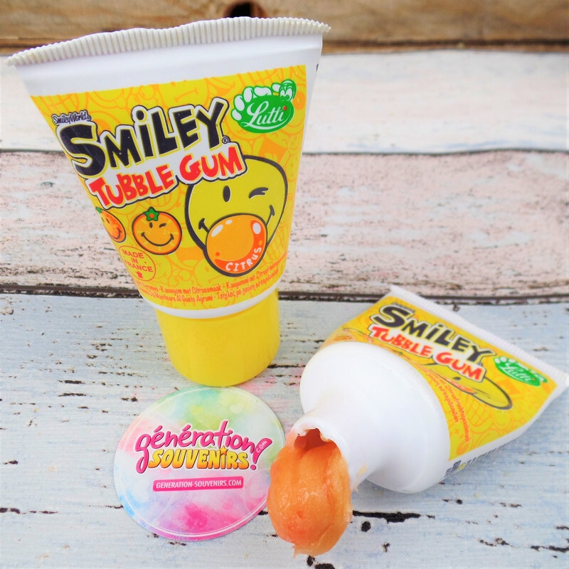 Chewing-gum Tubble Gum Smiley - Agrumes