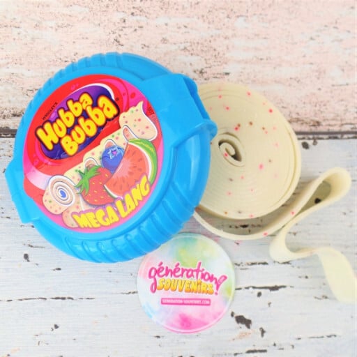 Chewing-gum en rouleau Hubba Bubba - Pastèque, fraise et myrtille