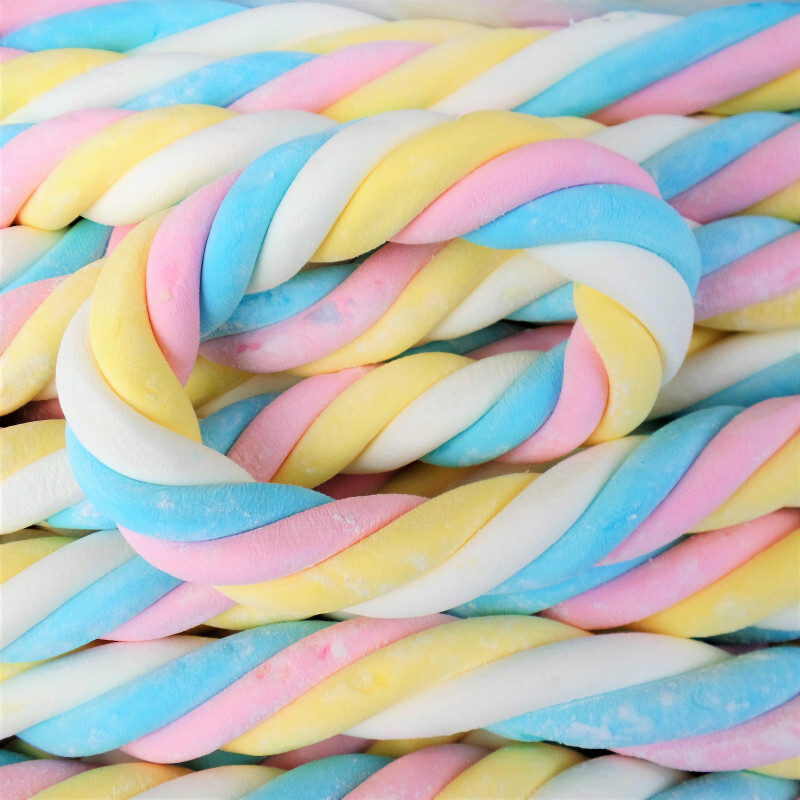 Guimauve géante tressée - Olympic Twisty - Lot de 2