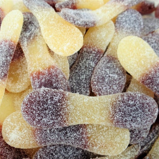 Bonbon langue de chat citrique au cola