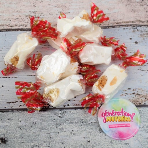 Papillote nougat aux amandes